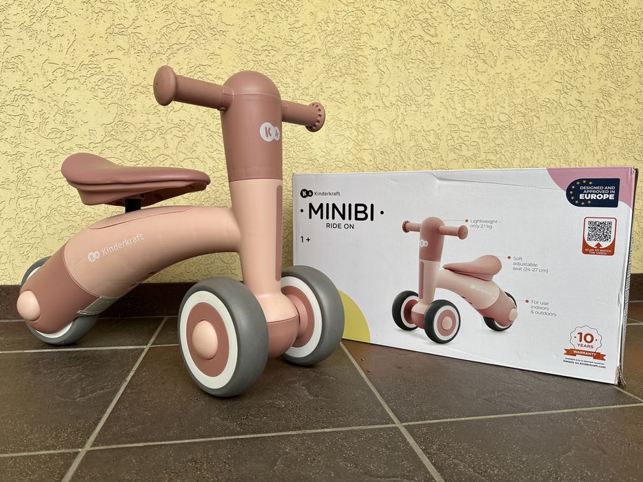 Біговел Kinderkraft Minibi Candy Pink рожевий