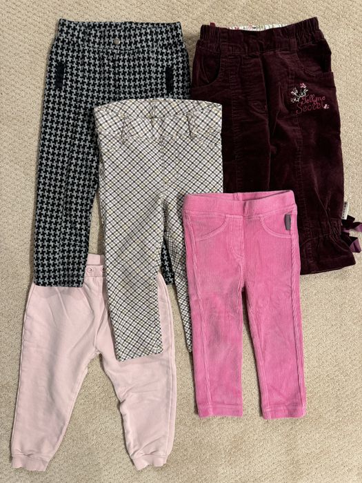 Zestaw ubrań dziewczynki Zara, Wójcik, Coccodrillo, H&M r. 86-92