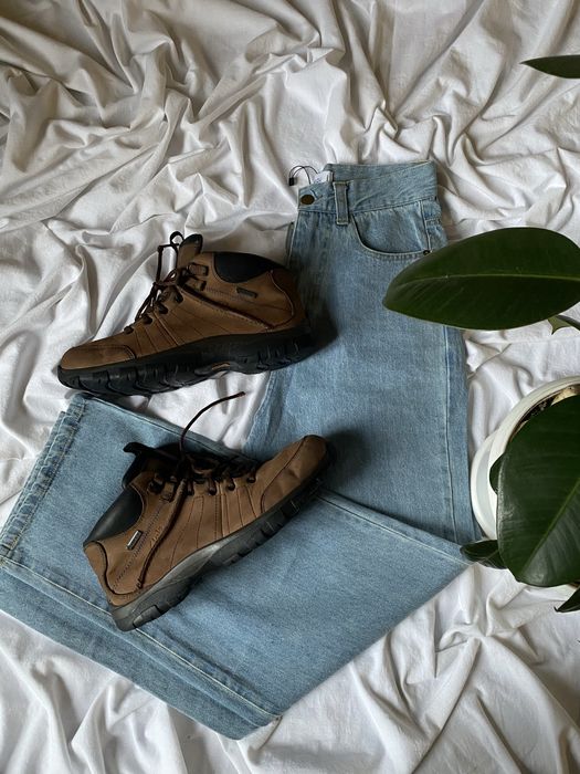 Мужские ботинки кожаные Clarks Gore-Tex 43 uk8 1/2 28cm