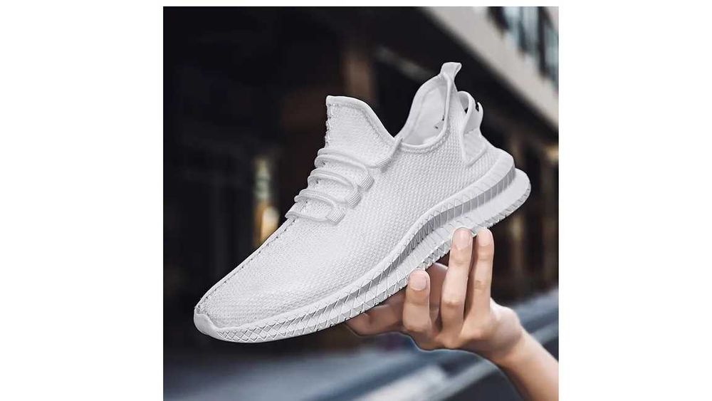 buty męskie siateczkowe NOWE/46/białe