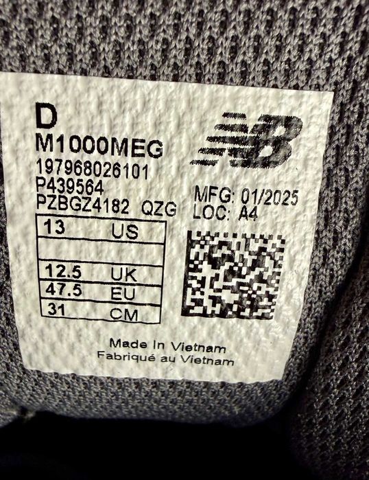 Buty/Sneakersy New Balance M1000MEG