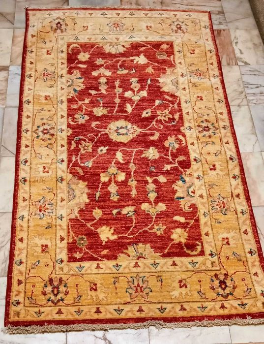 Tapete oriental 100% lã da Ziegler (Siekter) origem Paquistão tam 157 x 87 cm. Não usado