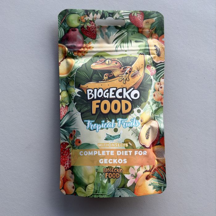 Pokarm karma dla gekonów Biogecko food tropical fruits 100g