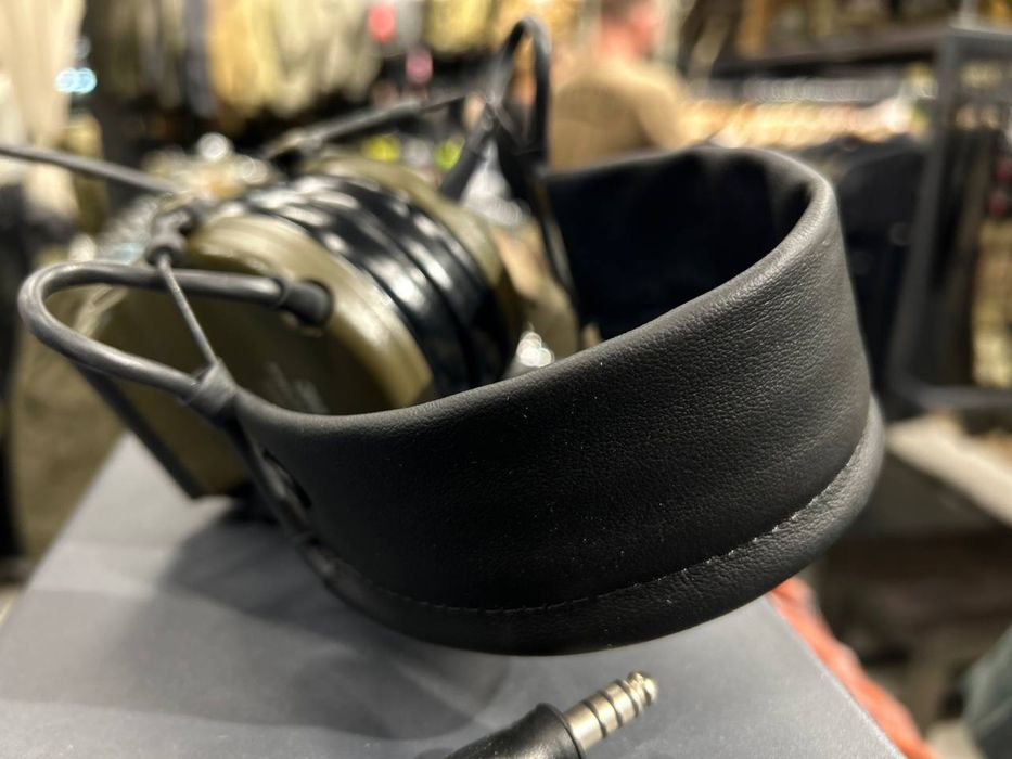 Активна гарнітура 3M Peltor ComTac VI NIB Headset Green з мікрофоном і вихідом під ПТТ