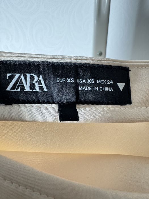 Сатинова спідниця Zara XS нова максі