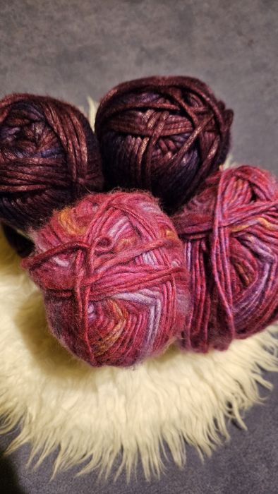 Zestaw włóczek 4 motki Rico Design KIK włóczki akrylowe