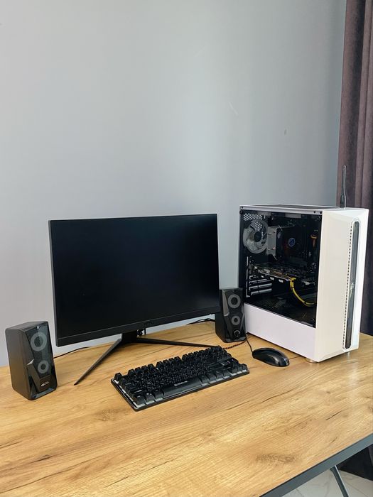 Ігровий / робочий ПК, повний сетап / Ryzen 5 2600 / GTX 1060 6GB / 16GB RAM / 2TB SSD+HDD