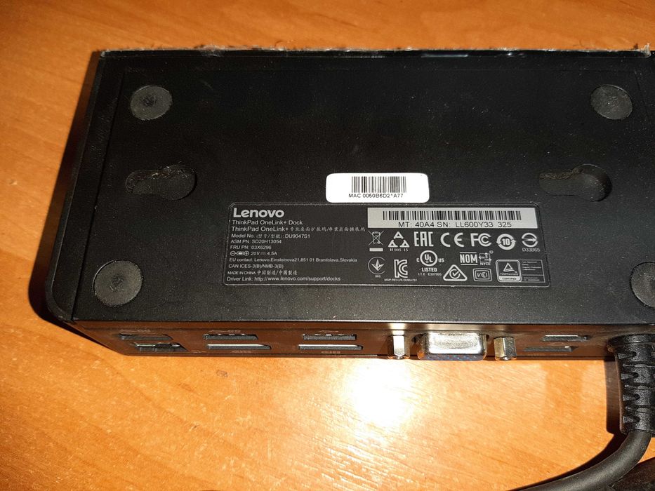 Док станція - Dock ThinkPad OneLink+ du9047s1