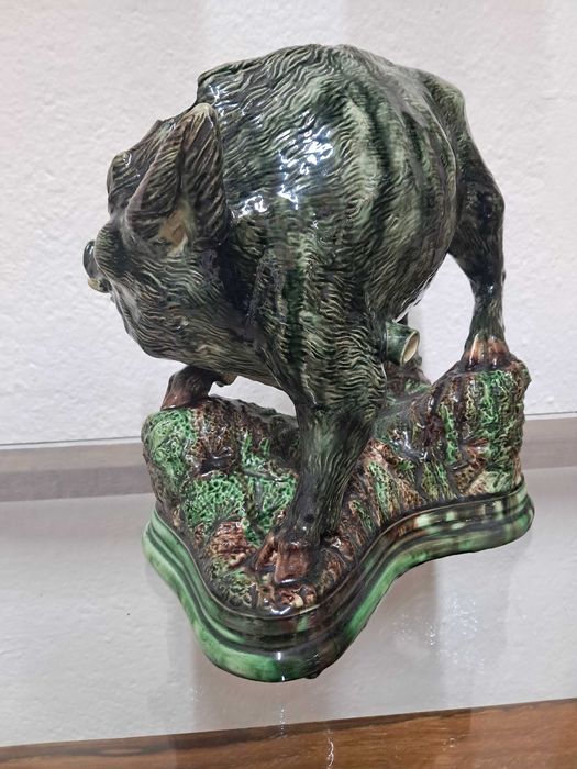 Faiança, Caldas da Rainha, vasilha javali, JFS