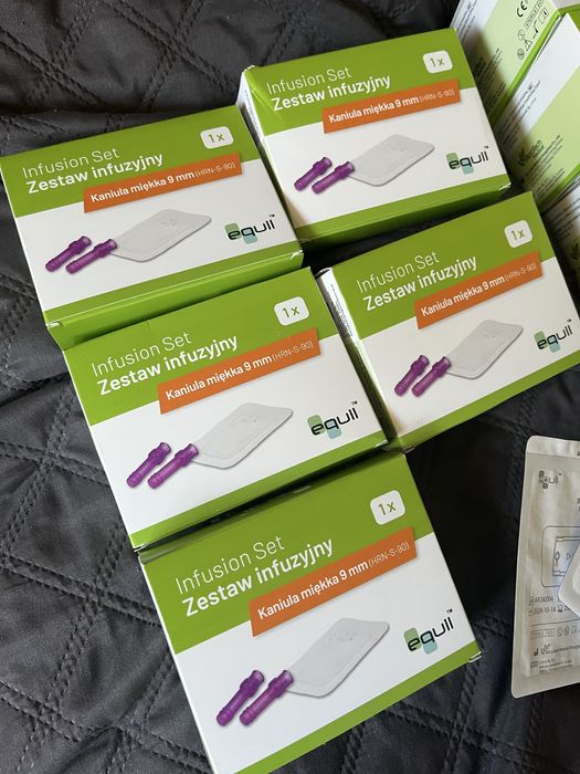 Zestawy infuzyjne (sensitive) + zbiorniczki Equile