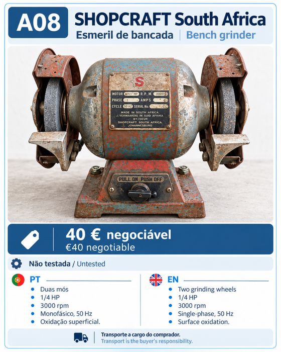 Esmeril de Bancada