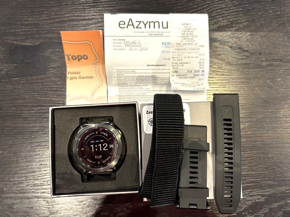Garmin Enduro 2 + mapy PL Topo