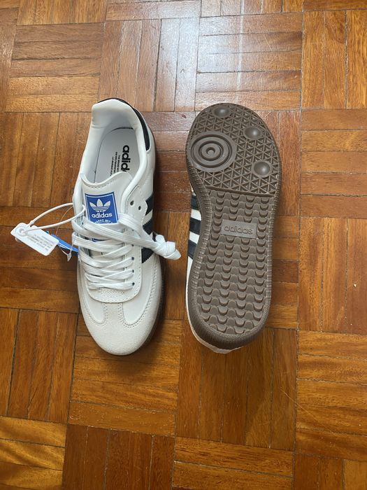 Adidas samba branco e preto