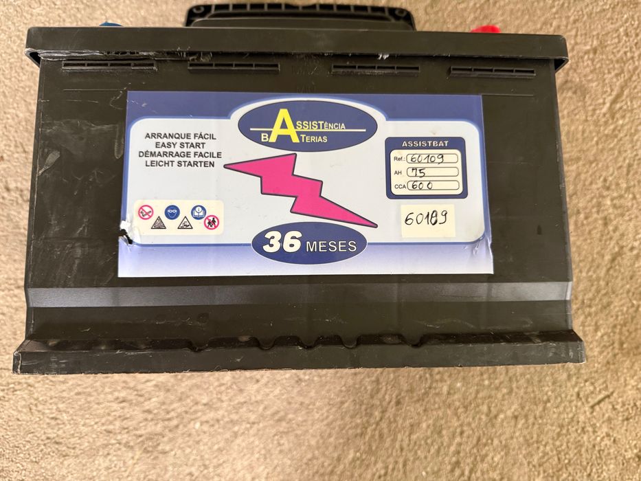 Bateria carro 75 ah