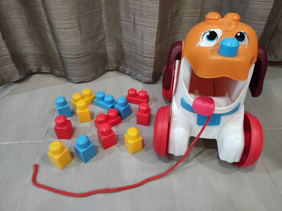 Mega Bloks Cãozinho de Arrastar - BOM ESTADO