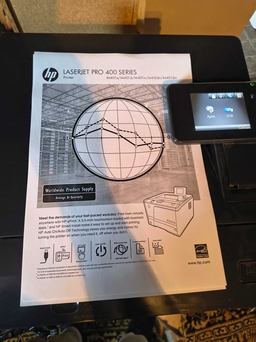 Drukarka HP laserjet pro 400, m401dn