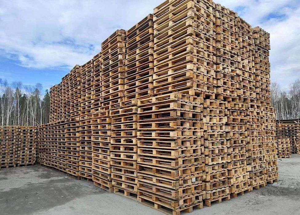 Піддони дерев'яні б/в європалети! ОПТ! в Наявності! доставка!