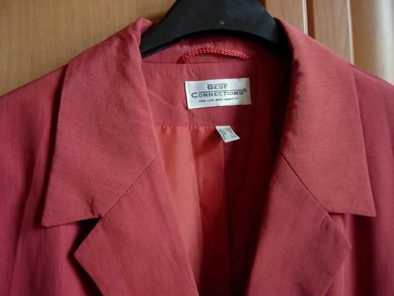 Best Connections garsonka vintage długi żakiet 42