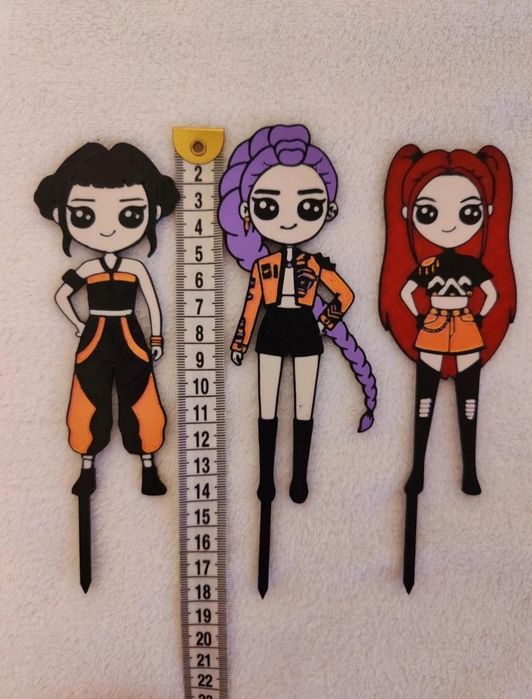 Toppery topery Rumi Mira Zoey K-Pop Demon Hunters Huntrix topper toper ...