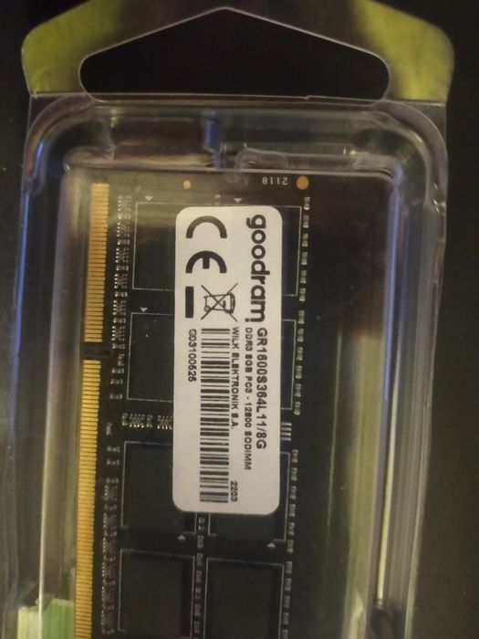 Pamięć RAM DDR3 laptop