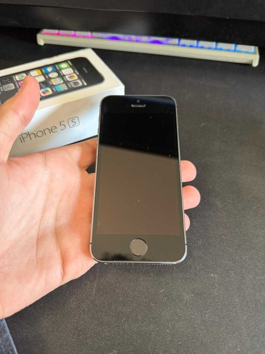 Phone 5s Preto/Space Gray Como Novo - Caixa Original