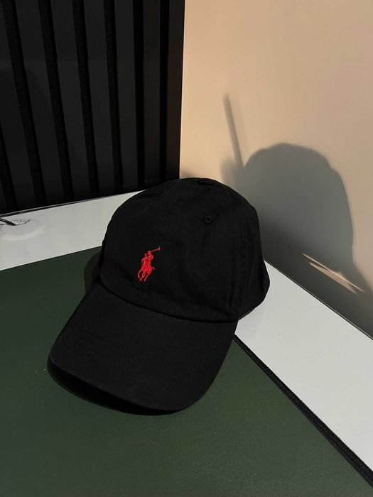 Czapka Polo RALPH LAUREN czarna czapka z daszkiem na lato damska meska unisex NOWA OKAZJA