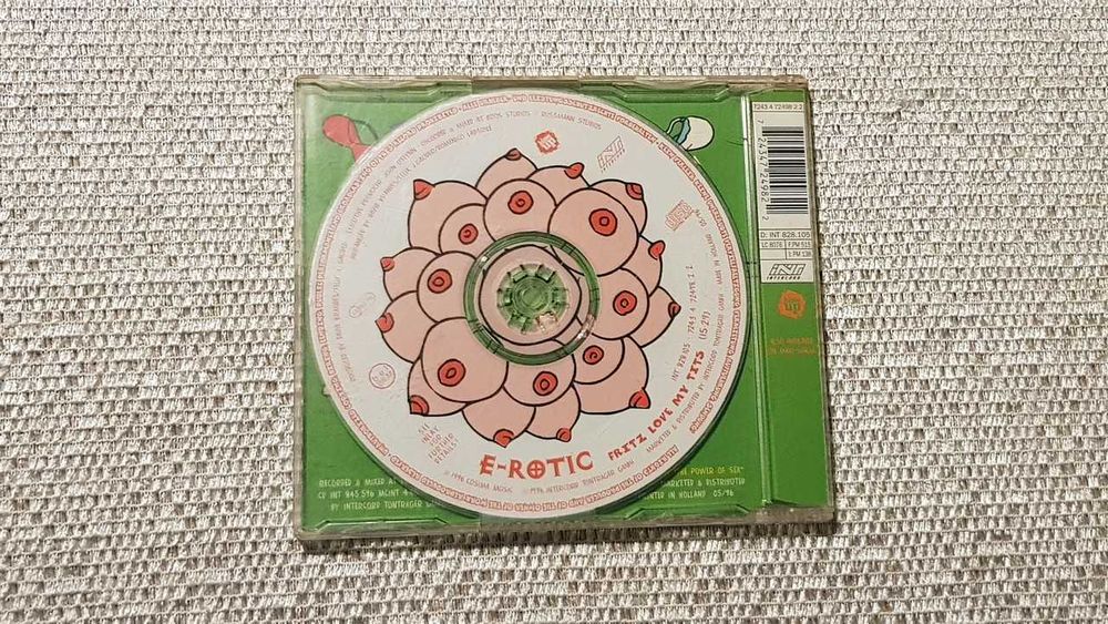 E-ROTIC Fritz Love My Tits Singiel Maxi CD [1996]