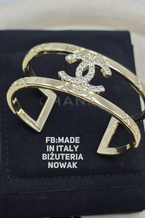 Bransoletka chanel cc cyrkonie