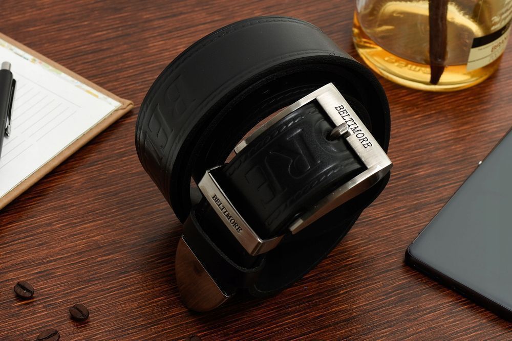 BELTIMORE pasek 130 145 do spodni skórzany pas skóra mocny klasyczny