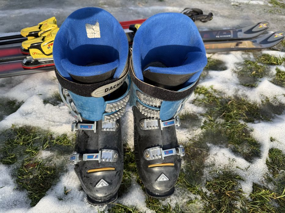 Komplet narty buty i kije