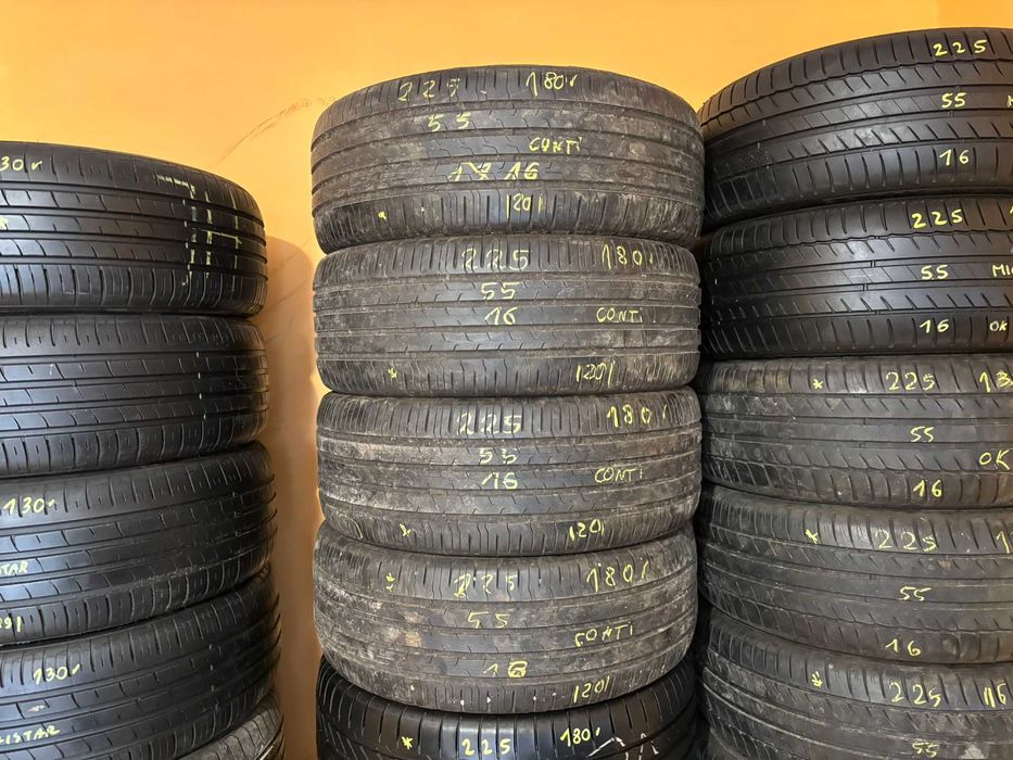 4X OPONY LETNIE 225/55R16 99Y Continental EcoContact 6 XL 6.5MM 2020R