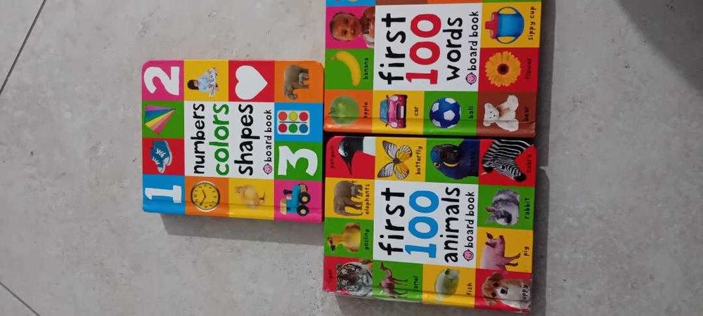 First 100 box set - 3 ksiazeczki w jez angielskim