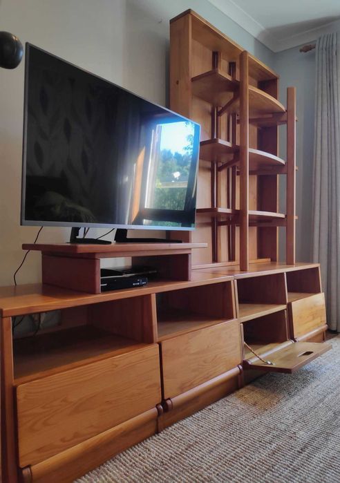 Conjunto mobila sala de estar.