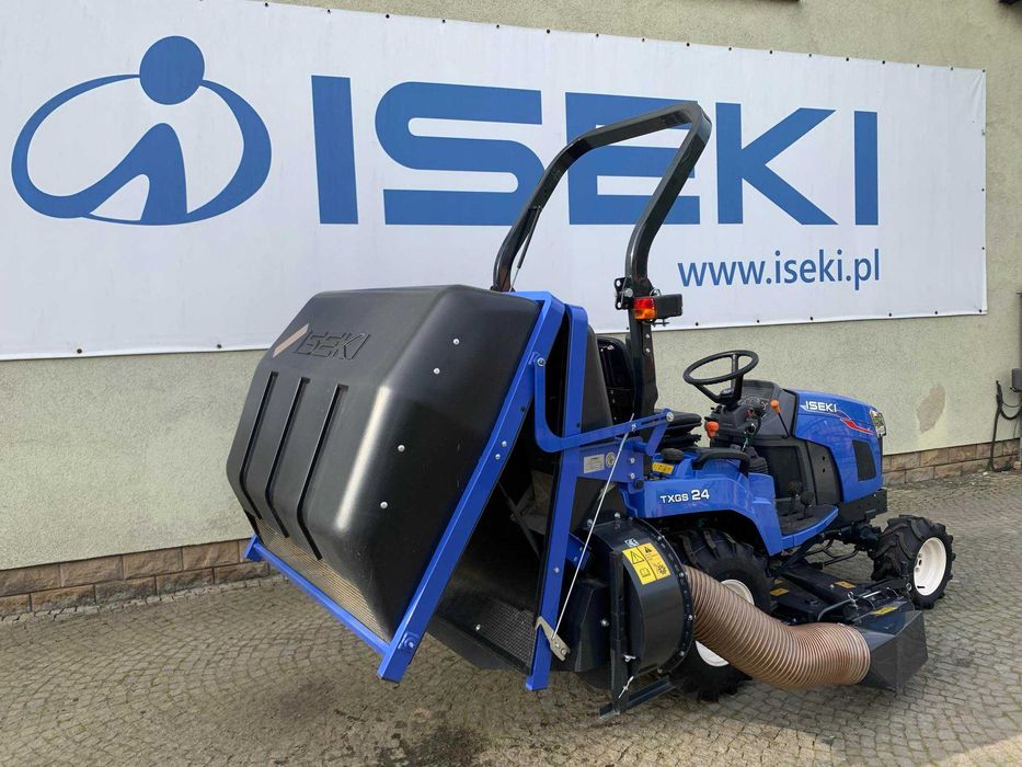 Ciągnik Iseki TXGS24 24 KM z kosiarką i koszem na trawę CENA BRUTTO