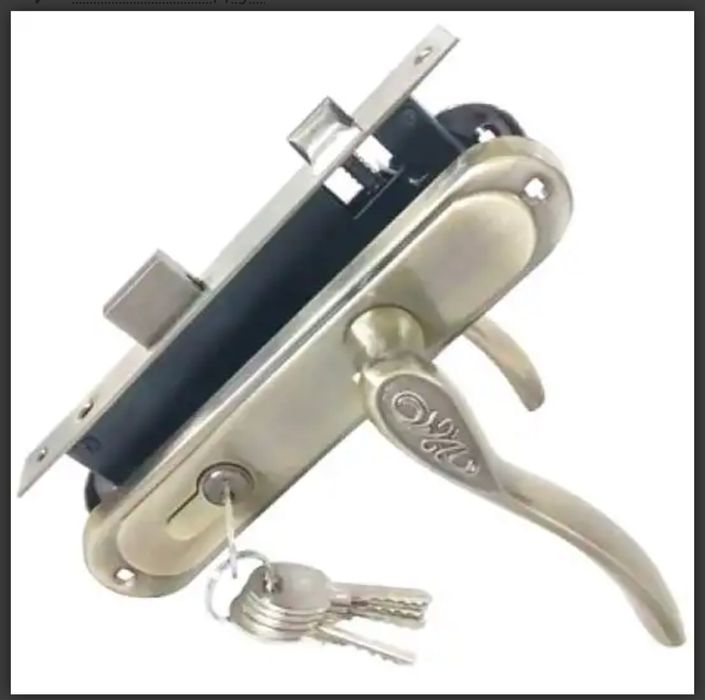 Новий комплект врізного замка з ручками та ключами