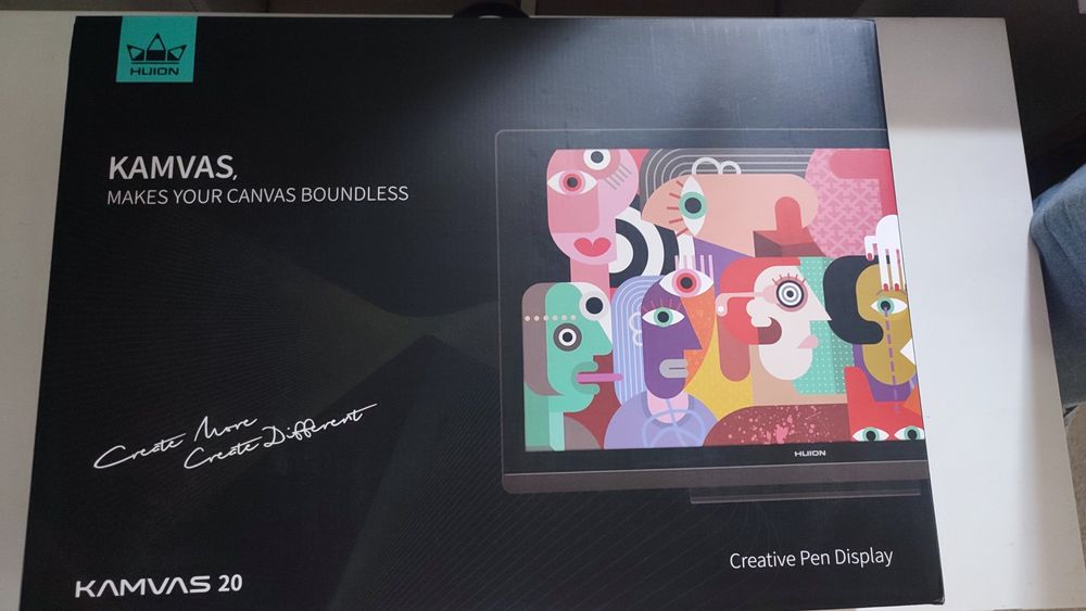 Tablet desenho HUION Kamvas 20