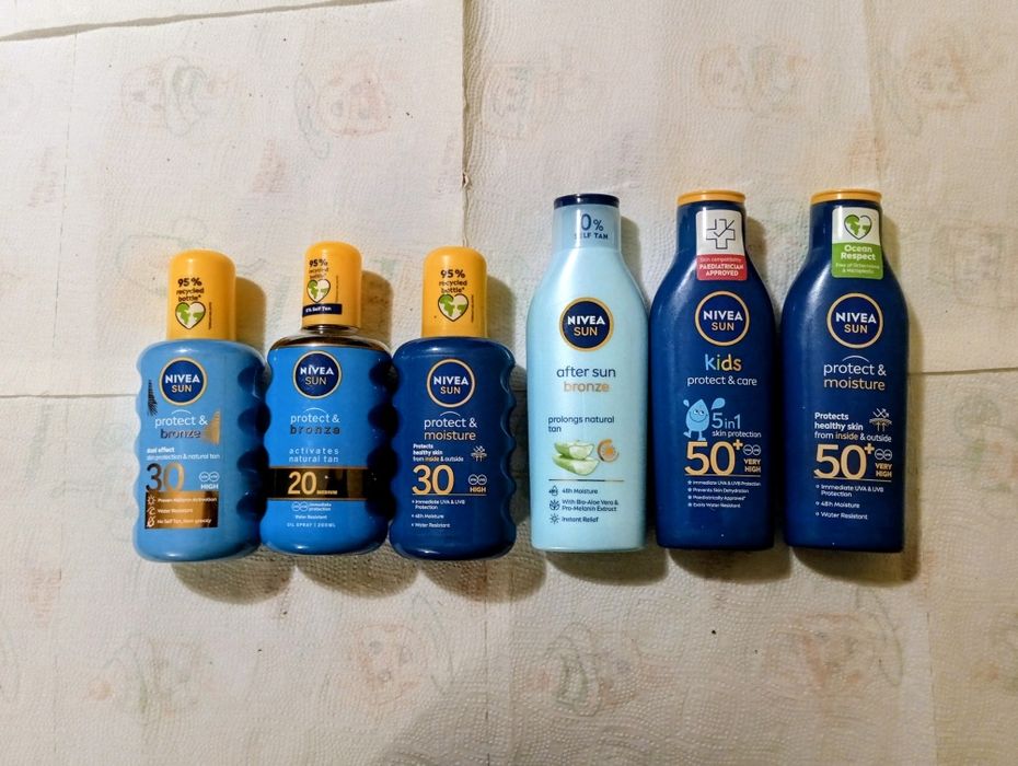 Zestaw kosmetyków do opalania Nivea Sun