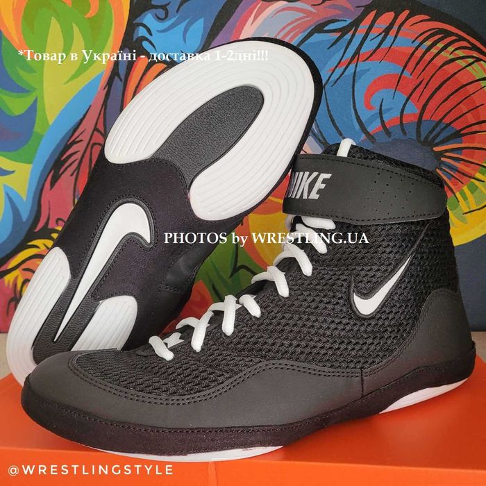 БОРЦОВКИ Nike Inflict 3, взуття для боротьби, боксерки найк оригінал