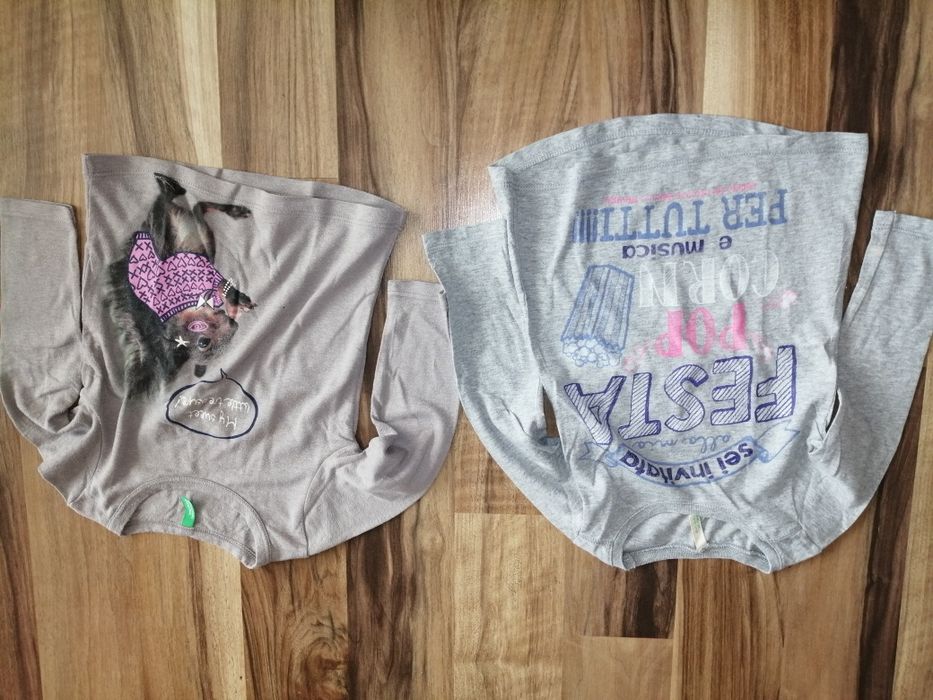 Benetton bluzki  Benetton rozmiar 1Y cena dotyczy 2 sztuk