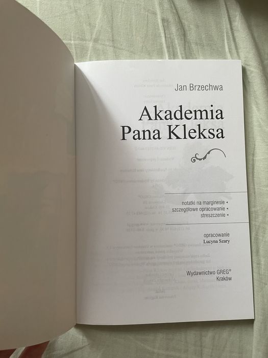 akademia pana kleksa z opracowaniem
