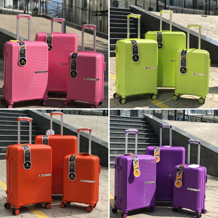 MCS 374!Полипропилен!Чемодан Турция на колесах,валіза,сумка на колесах