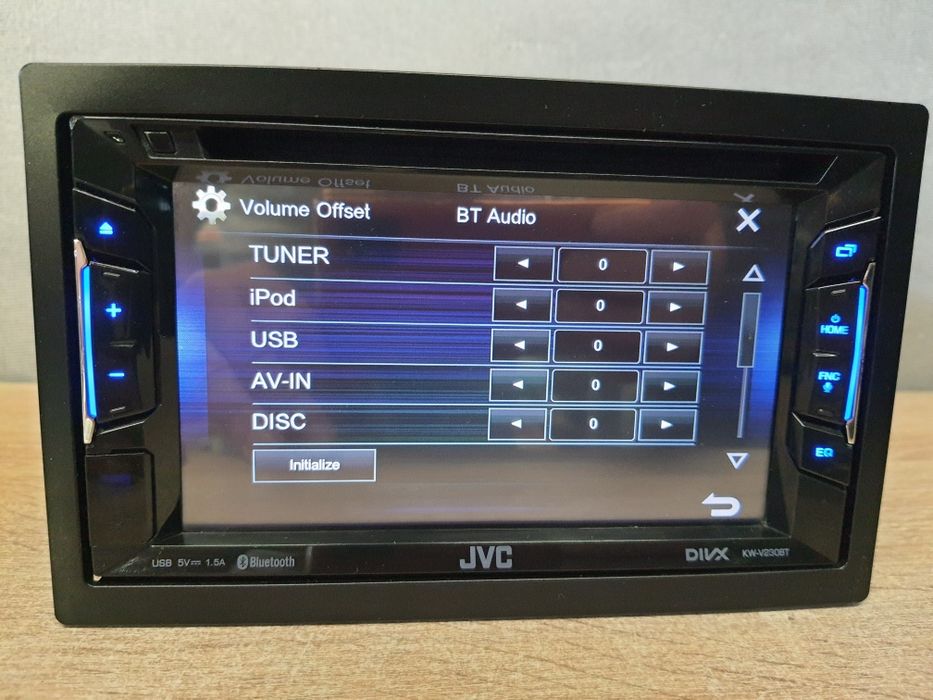 Radio Samochodowe JVC KW-V230BT 2din Bluetooth / płyty CD MP3 / USB / DVD  Kamera cofania Divx