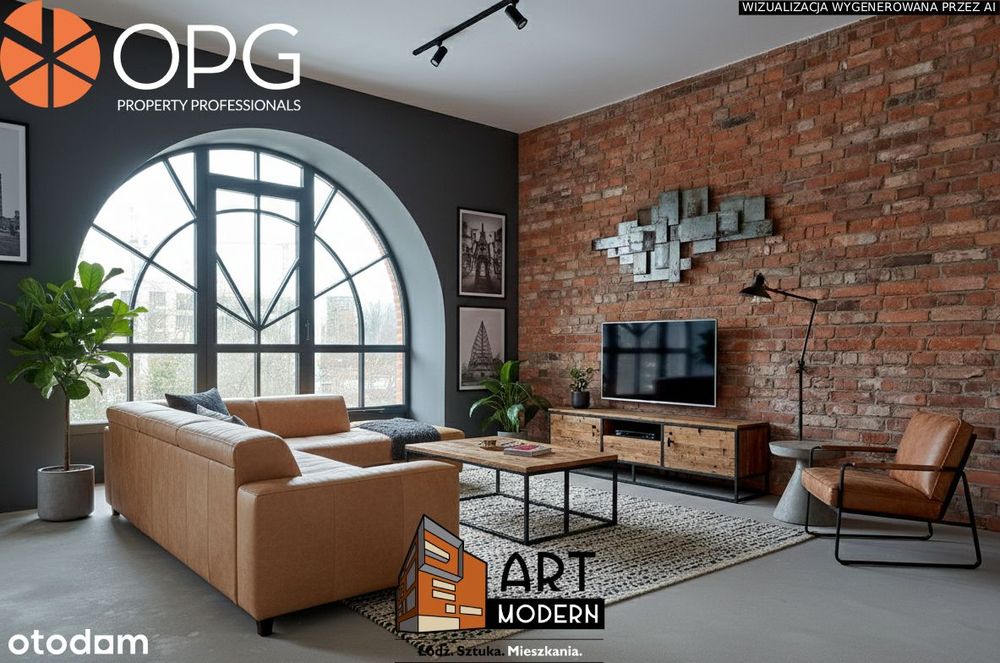 Dwupoziomowy Loft z tarasem, 2 łazienki,Centrum, oddany do użytkowania