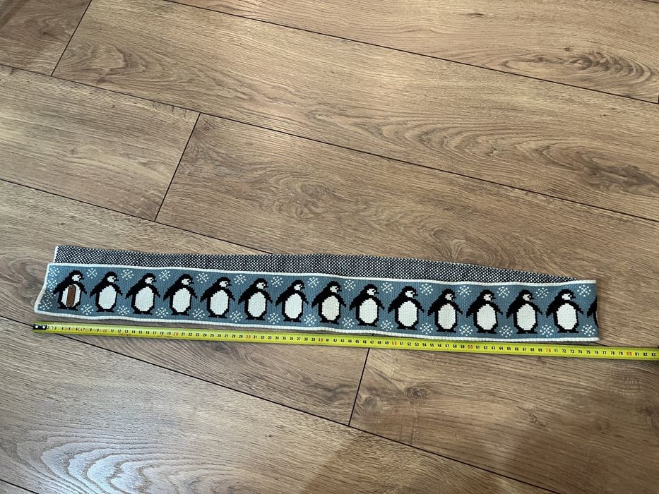 Uroczy szalik w pingwiny – weegle weegle (koreańska marka)