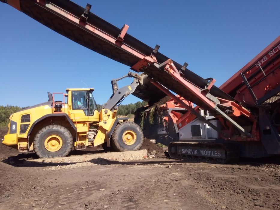 Ziemia ogrodowa czarna piasek siany płukany mixokret żwir drenaż beton