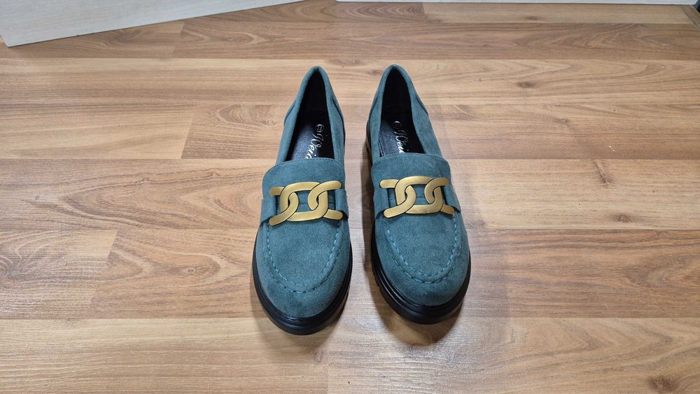 Półbuty damskie zielone r 38 nowe