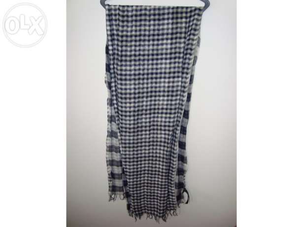 Vendo Cachecol Massimo Dutti Homem azul e branco