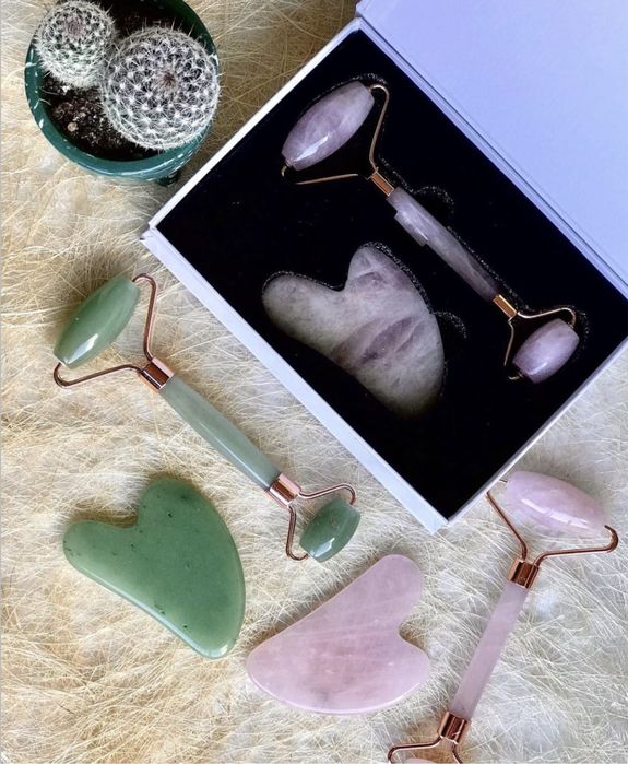Rose Quartz or Aventurine Gua Sha
