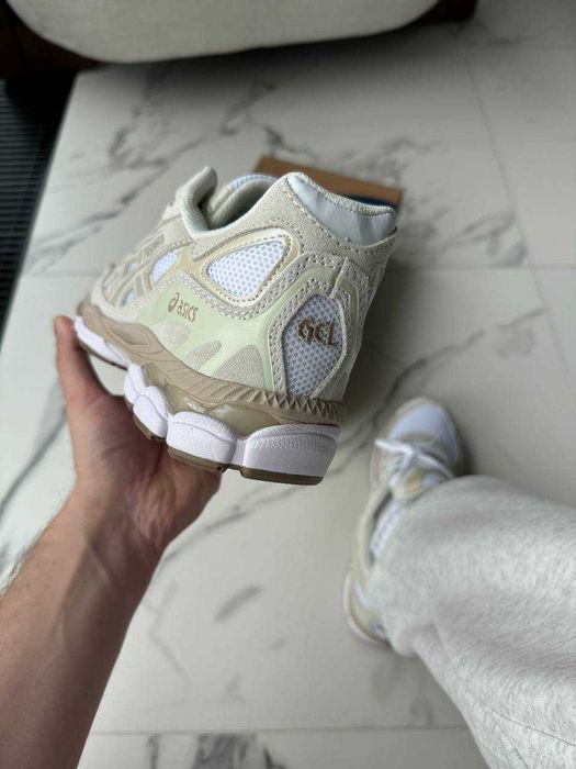 ‼️ НОВІ Кросівки Asics Gel NYC White Beige v2
