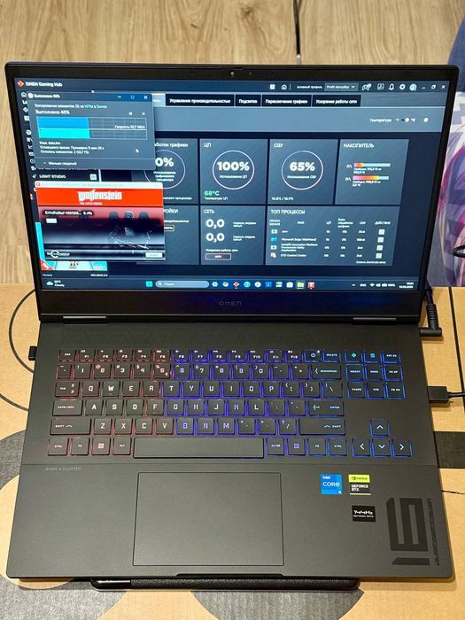 Продам новый  игровой ноутбук HP-Omen-16 (i5-13420H/RTX4050-6Gb-120W)